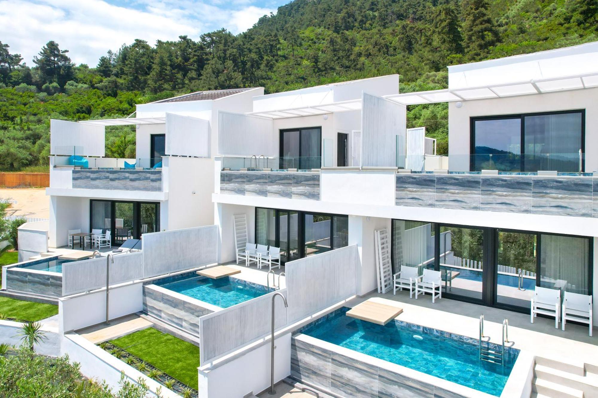 Mythodea Prive Luxury Suites خْريسيا أموذيا المظهر الخارجي الصورة