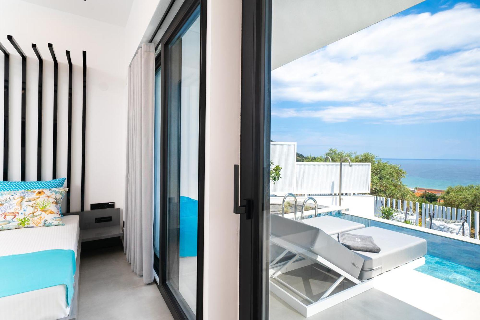 Mythodea Prive Luxury Suites خْريسيا أموذيا المظهر الخارجي الصورة